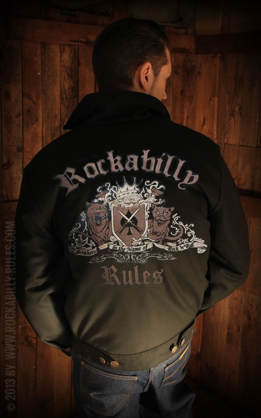 Casual Worker Jacket Rockabilly Rules from the Rumble59 Collection
