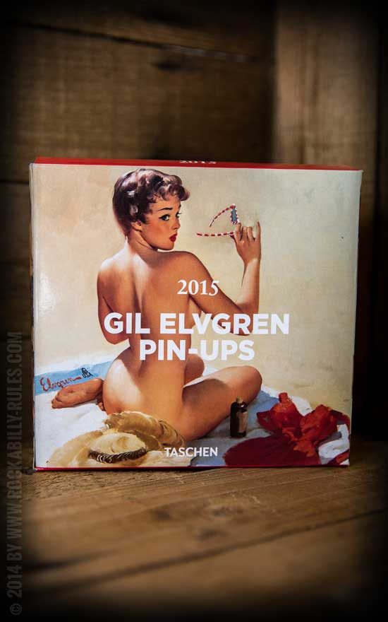 In unserem Vintage-Shop haben wir einen hübschen Abrisskalender für 2015 mit sexy Pin Up Girls von Gil Elvgren-(C) rockabilly-rules.com