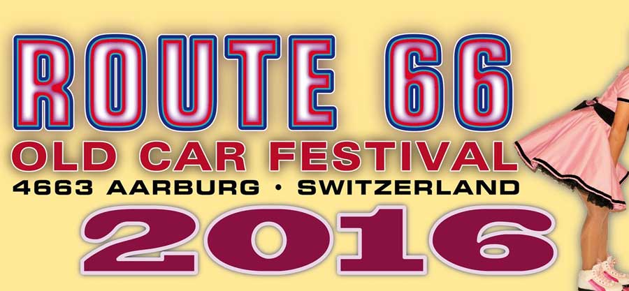 Festival Route 66 Aarburg Schweiz 2016 Titelbild
