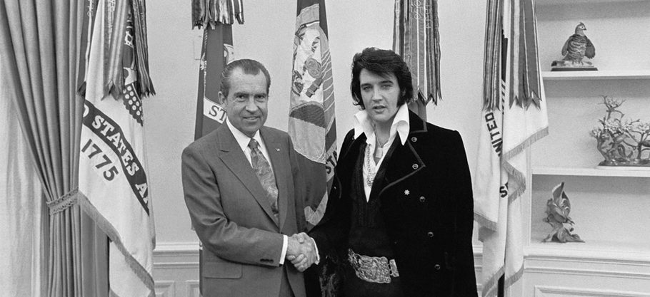 Elvis Presley und Richard Nixon