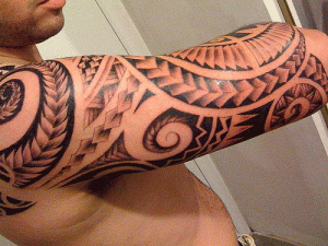 Polynesisches Tattoo