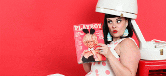 Tami Neilson mit Playboy