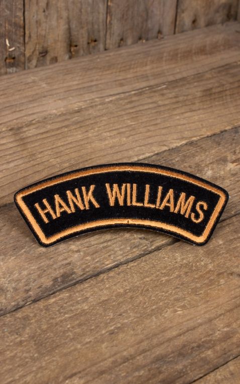 Aufnäher Hank Williams