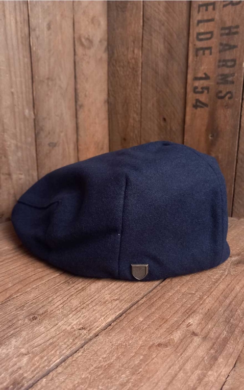 Brixton Hooligan Baggy Reserve Snap Cap, washed navy / light brown