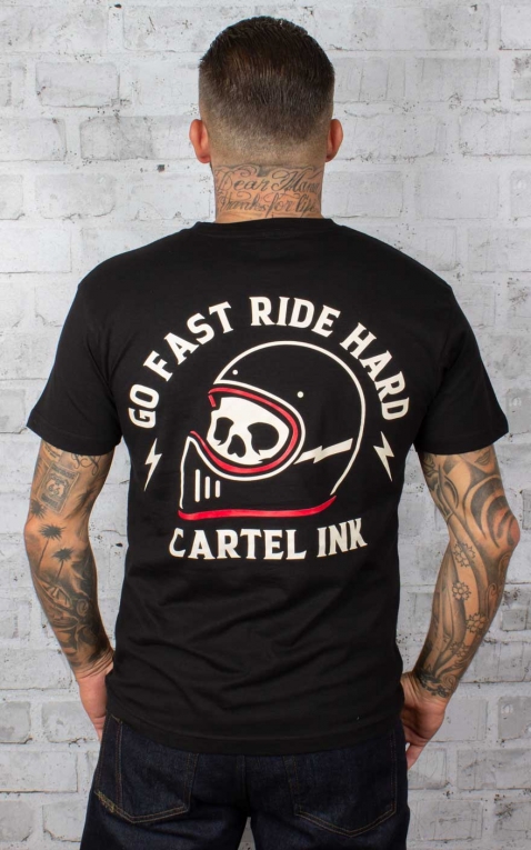 Cartel Ink T-Shirt Hommes - Go Fast Ride Hard