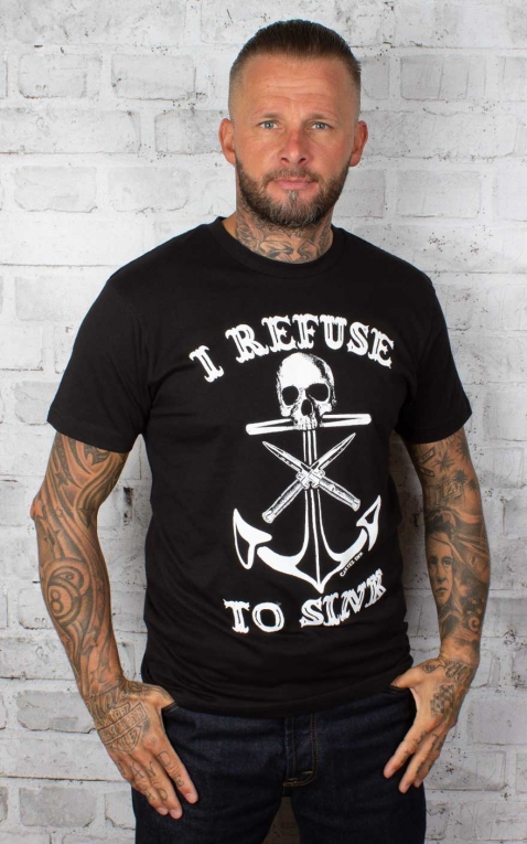Cartel Ink Men T-Shirt - I Refuse To Sink