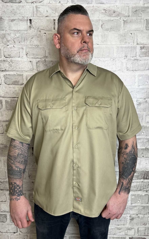 Dickies - Short Sleeve Work Shirt REC, khaki