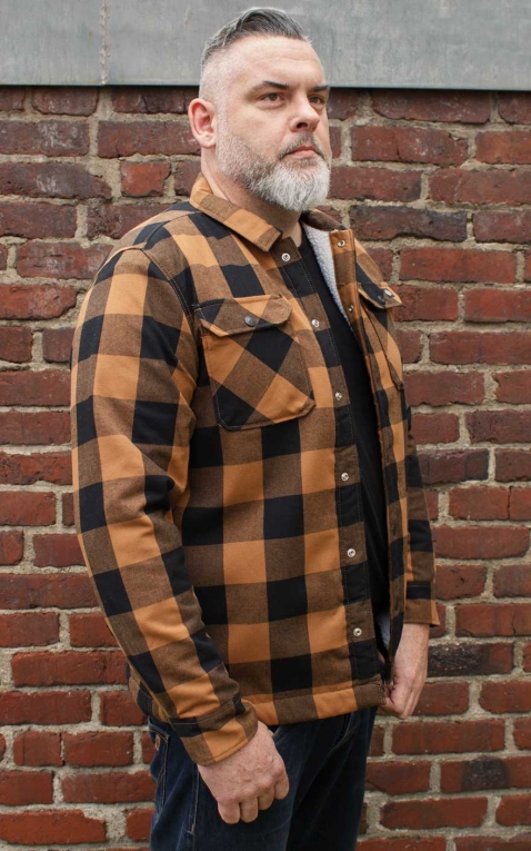 Dickies - Shirt jacket lined Sacramento, brown duck