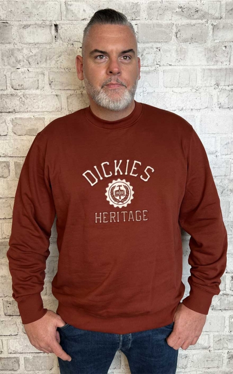 Dickies Oxford Sweatshirt Fired Brick