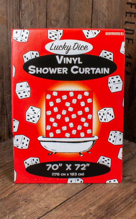 Shower curtain Dice