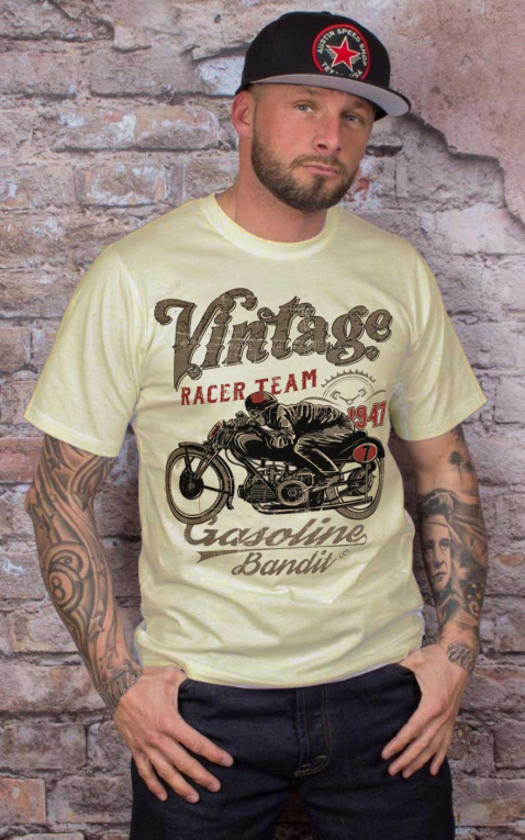Gasoline Bandit T-Shirt Vintage Racer Team