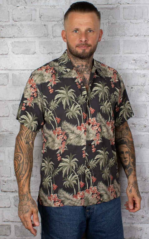 Karmakula Hawaiian Shirt - Bondi Khaki