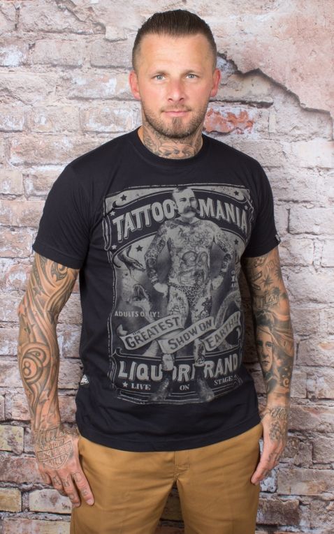 Liquor Brand T-Shirt - Tattoo Mania