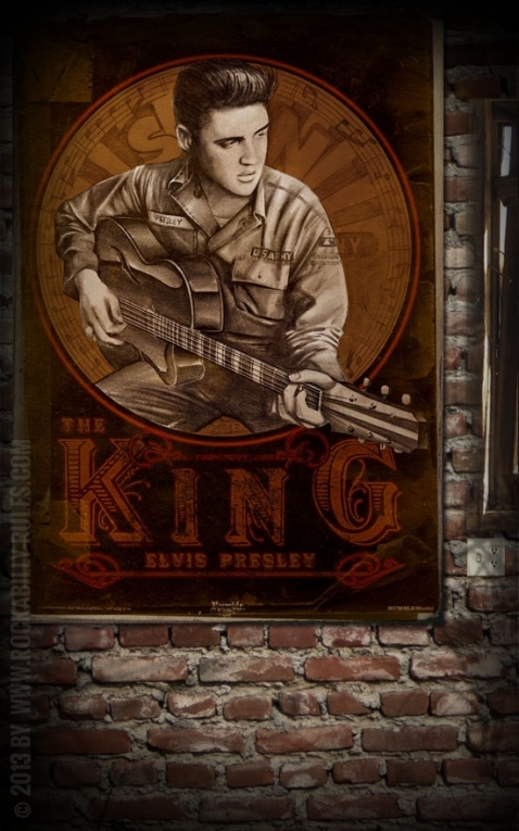 Rumble59 Poster - Young Elvis