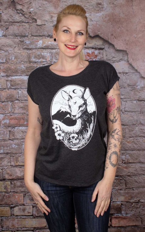 Rebel Rockers T-Shirt Femme Deer Girl