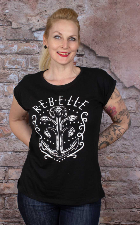 Rebel Rockers T-Shirt Femme Rebelle