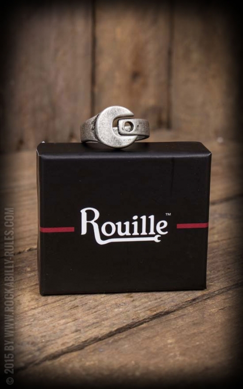 Rouille Ring Heritage RaceRing - Vintage Silver