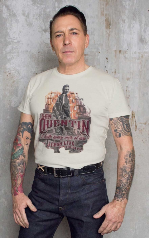 Rumble59 - T-Shirt - San Quentin - offwhite