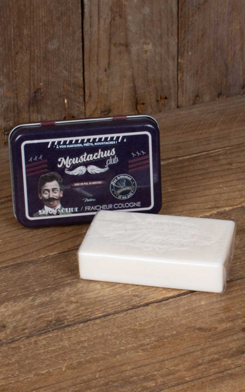 Soap in metal box - Moustachus