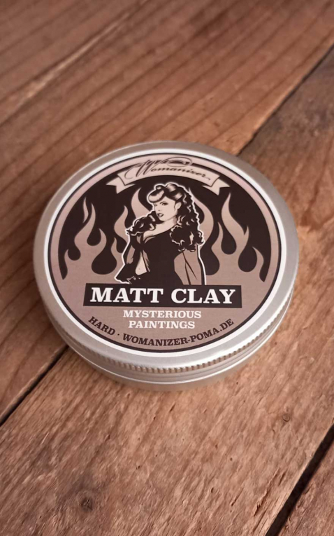 Womanizer Pomade Matt Clay Mysterious Paintings, strong