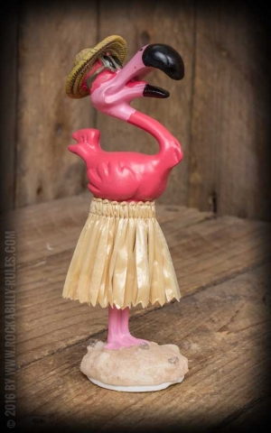 Armaturenbrettfigur | Dashboard Hula Flamingo