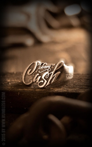 Rumble59 - Stainless Steel Ring - Johnny Cash