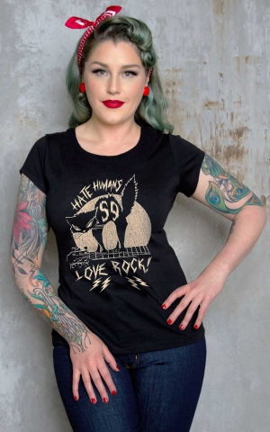 ven erindringer Udstyr Rumble59 T-Shirt Hate Humans, Love Rock | Rockabilly Rules